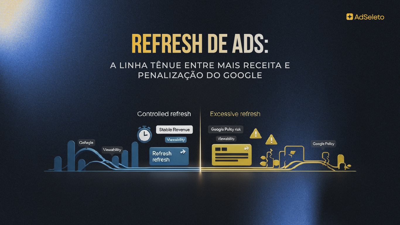 Descubra como implementar refresh de anúncios sem ser penalizado pelo Google e estratégias para maximizar receita com compliance total.