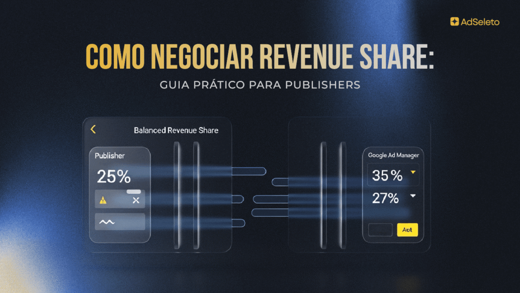 Negociar revenue share: guia prático para publishers