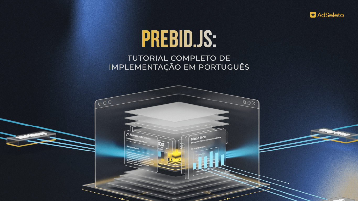 Prebid.js guia completo de implementação em português. Os 5 passos essenciais, erros que destroem revenue silenciosamente e quando contratar um especialista.