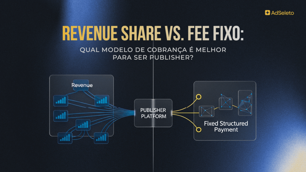 Revenue share vs fee fixo: a resposta depende da sua receita mensal. Veja o ponto de equilíbrio, os custos ocultos de cada modelo e quando trocar um pelo outro.