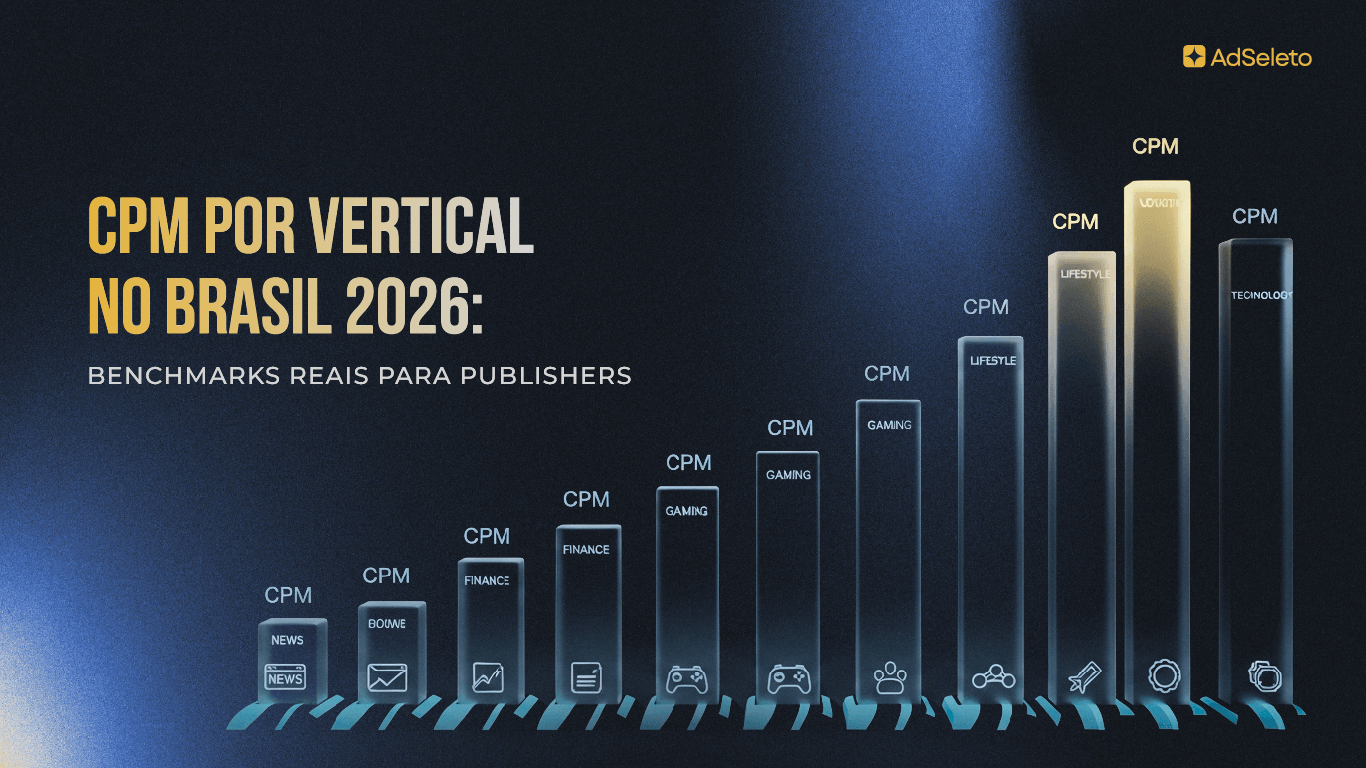 CPM por vertical no Brasil em 2026: o que determina seu benchmark