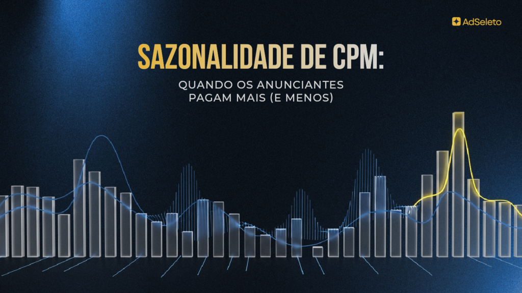 sazonalidade de CPM segue um padrão previsível por trimestre. Veja a curva anual, quando o CPM é mais alto, e como ajustar floors para não perder receita em nenhuma fase.