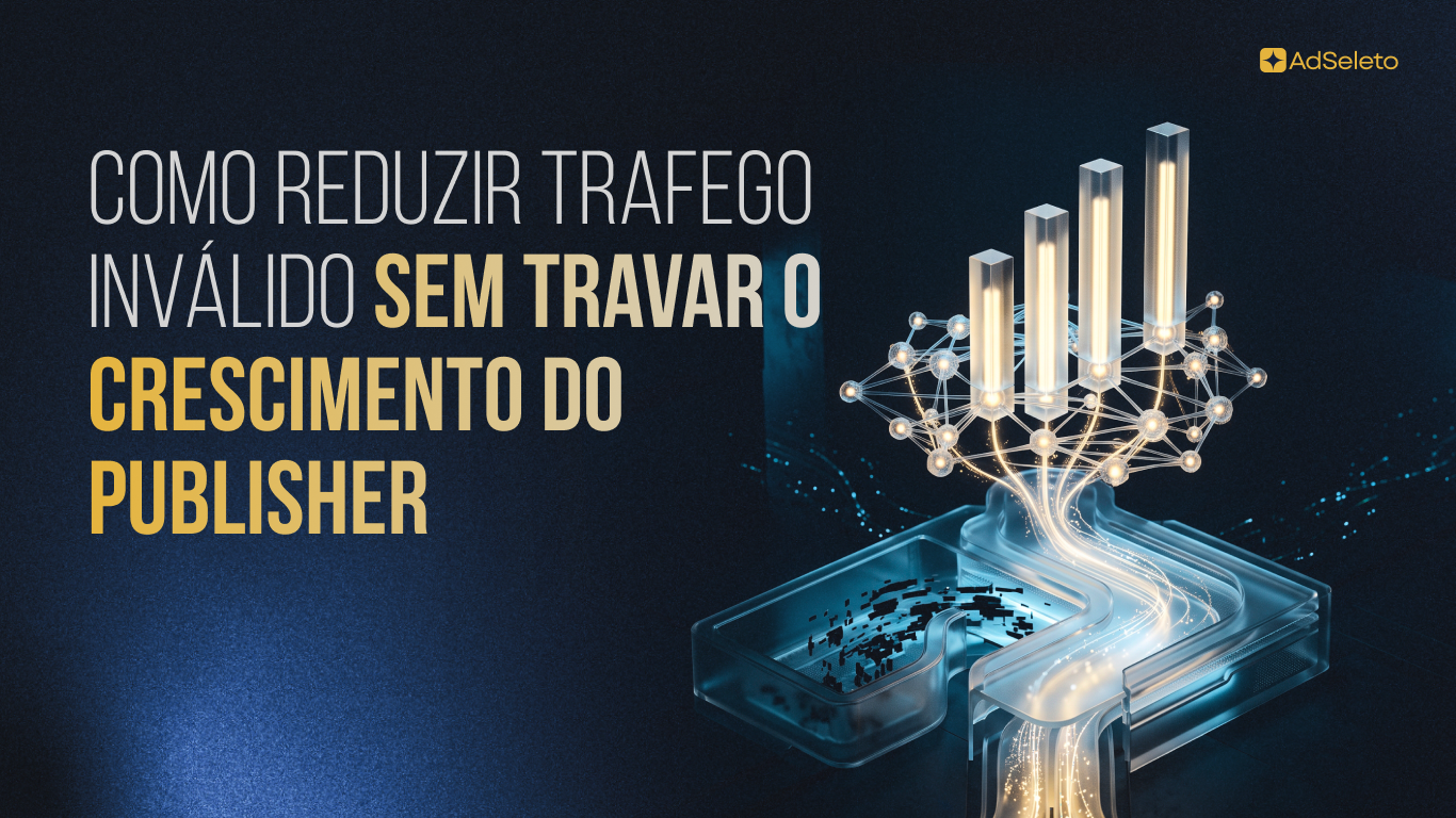 Painel de monitoramento de tráfego inválido por fonte em uma operação de publisher